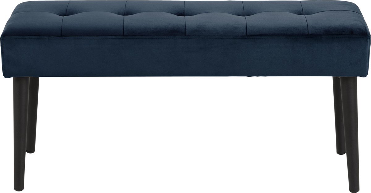 AC Design Furniture Glasgow bankje blauw velvet