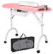 LEIBOU Table de manucure professionnelle 36''L portable et pliable