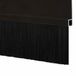 vidaXL Zelfklevende Deurborstels Zwart 100 cm Aluminiumlegering 12 stuks
