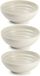 Plasticforte - Kommetjes/Schaaltjes - 6 stuks - Kunststof - Beige - Ø13 cm