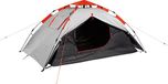 McKinley Easy Up 3 Pop-Up Tenten, Grijs Licht/Rood, One Size