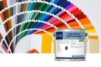Wixx Coatings Wixx PRO PU Vernis Bois Brillant - Couleur mélangée - 10L