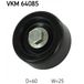 SKF Poulie de renvoi/transmission, Courroie trapézoïdale à nervures Vkm 64085 Kia