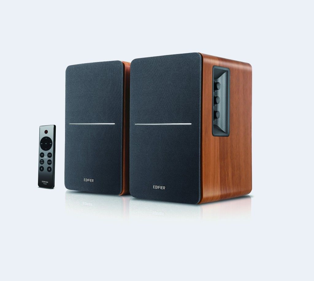 Edifier R1280DBs - 42W - Zwart/Hout - Bluetooth - Tafelblad/Boekenplank