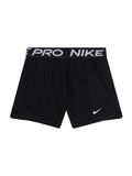NIKE Sportbroek lichtgrijs / zwart / wit