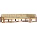 vidaXL - Ensemble de canapé d'extérieur - 5 pièces - Naturel et Beige