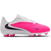 NIKE Jr. Phantom 6 Low Club IH1800-901 Voetbalschoen voor verschillende vloeren voor oudere kinderen, meerkleurig/zwart, EU (2,5Y US)
