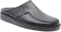 Amako 580 Zwarte Heren Slides - Maat 43 - Leer