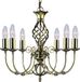 Searchlight ZANZIBAR Kroonluchter 6 Lichts Brons