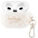 Kate Spade New York AirPods beschermhoes met sleutelhanger ring - stokroos crème, compatibel met AirPods 3e generatie