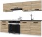 B BELINI GROUP BELINI Keukenblok ITALIA 1 - Keukenmeubel Set 180 cm Sonoma Eiken