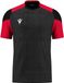 Macron Glory Golem Shirt à manches courtes pour hommes - Noir / Rouge | Taille : XL