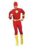 Rubie's Officiële DC Muscle Chest Flash Kostuum, Volwassen Superheld Fancy Dress