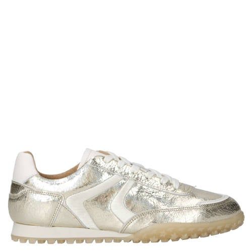 DWRS Tao leren sneakers champagne metallic