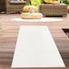 Tapis d'intérieur et d'extérieur | Design moderne | Lavable | Couleur : crème | Dimensions : 80 x 150 cm
