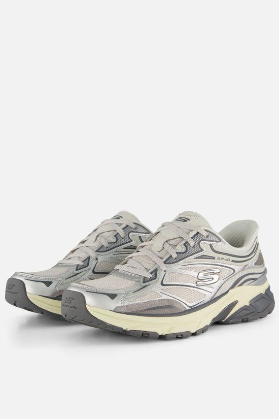 Skechers STAMINA SPORT Dames Instappers - Zilver / Grijs