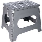 5Five Tabouret de cuisine/Marchepied - Pliable - Gris - Plastique - 27 x 26 x 33 cm