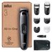 Braun All-in-One Series 3, AIO3545, 8-in-1 Groomingset, ultrascherp lemmet, 14 lengtes, zwart