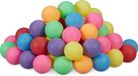 Relaxdays beer pong balletjes - set van 100 - tafeltennisballetjes - Ø 40 mm - gekleurd