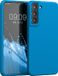 kwmobile telefoonhoesje geschikt voor Samsung Galaxy S22 Plus - Hoesje met siliconen coating - Smartphone case in Caribisch blauw