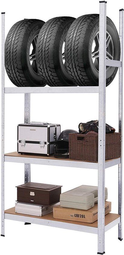 Sterke Heavy Duty Magazijnstelling / Werkbank - 180x90x40cm - 875KG - Metaal