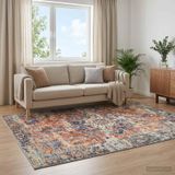 vidaXL - Tapijt - ORIZ - Oranje - 140 x 200 cm - 100% Polyester