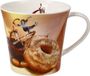 Goebel - Daria Rosso Koffie / Thee Mok Uuups Beker - Porselein - 350ml