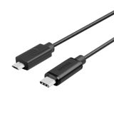 UNITEK Y-C473BK USB 2.0 Kabel USB-C naar Micro-USB B 1m Zwart