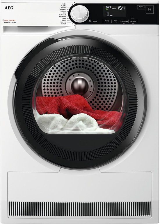 AEG TR739G4B wasdroger Vrijstaand Voorbelading 9 kg Wit