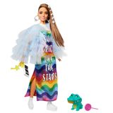 Mattel Extra Barbie Extra Pop (Gele Jas) - GYJ78 - Pop - Meerkleurig