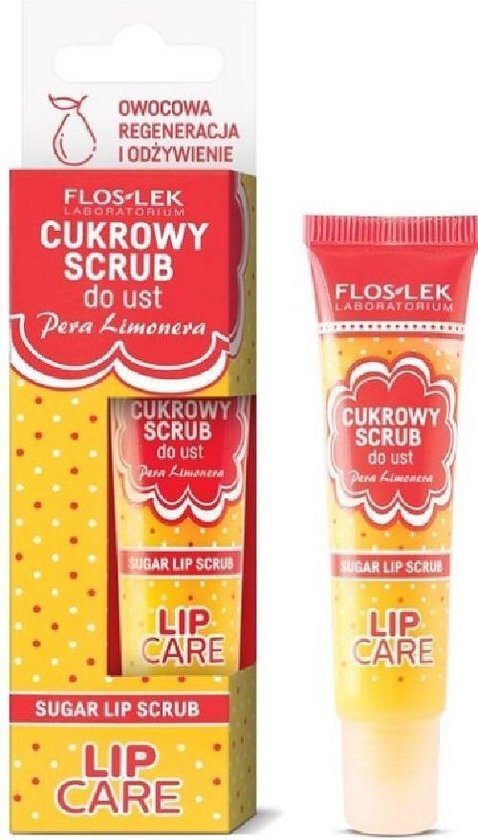 Floslek - Lip Care Sugar Scrub For Mouth Pearl Limonera Pear