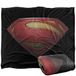 SUPERMAN, MAN OF STEEL LOGO Silky Touch Super zachte plaid 152 x 127 cm