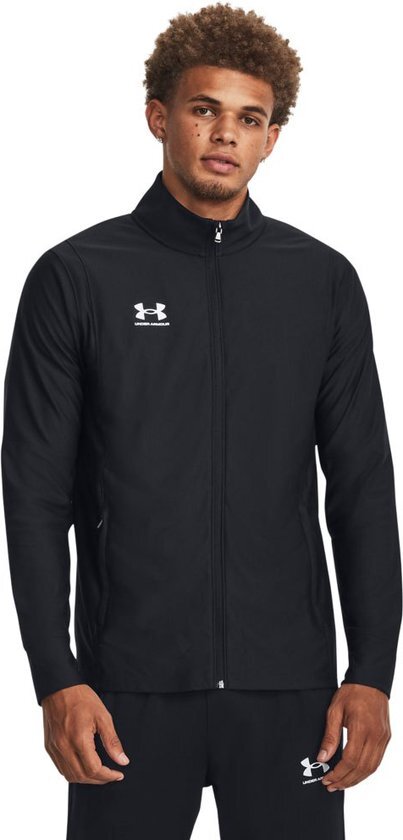 Under Armour UA M&#39;s Ch. Track Jacket Heren Sportvest - Zwart - Maat S