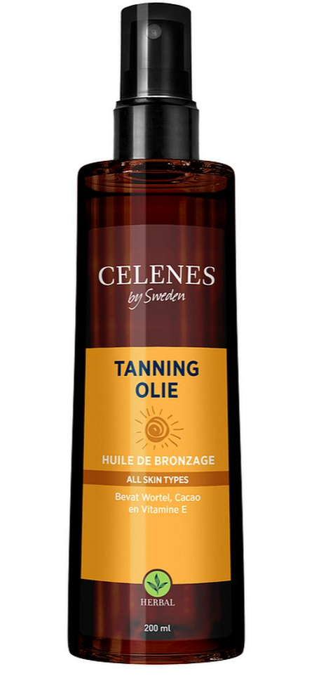 Celenes by Sweden Herbal Tanning Oil - All Skin Types