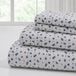 Modern Threads Zijdezachte microvezel en kreukvrije lakens - luxe microvezel lakens inclusief plat laken, hoeslaken met diepe zakken en kussenslopen, zoet rozenblauw, tweepersoons