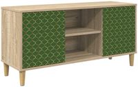 vidaXL TV-meubel GELEEN 102 x 33 x 50 cm Sonoma Bewerkt hout