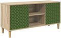 vidaXL TV-meubel GELEEN 102 x 33 x 50 cm Sonoma Bewerkt hout