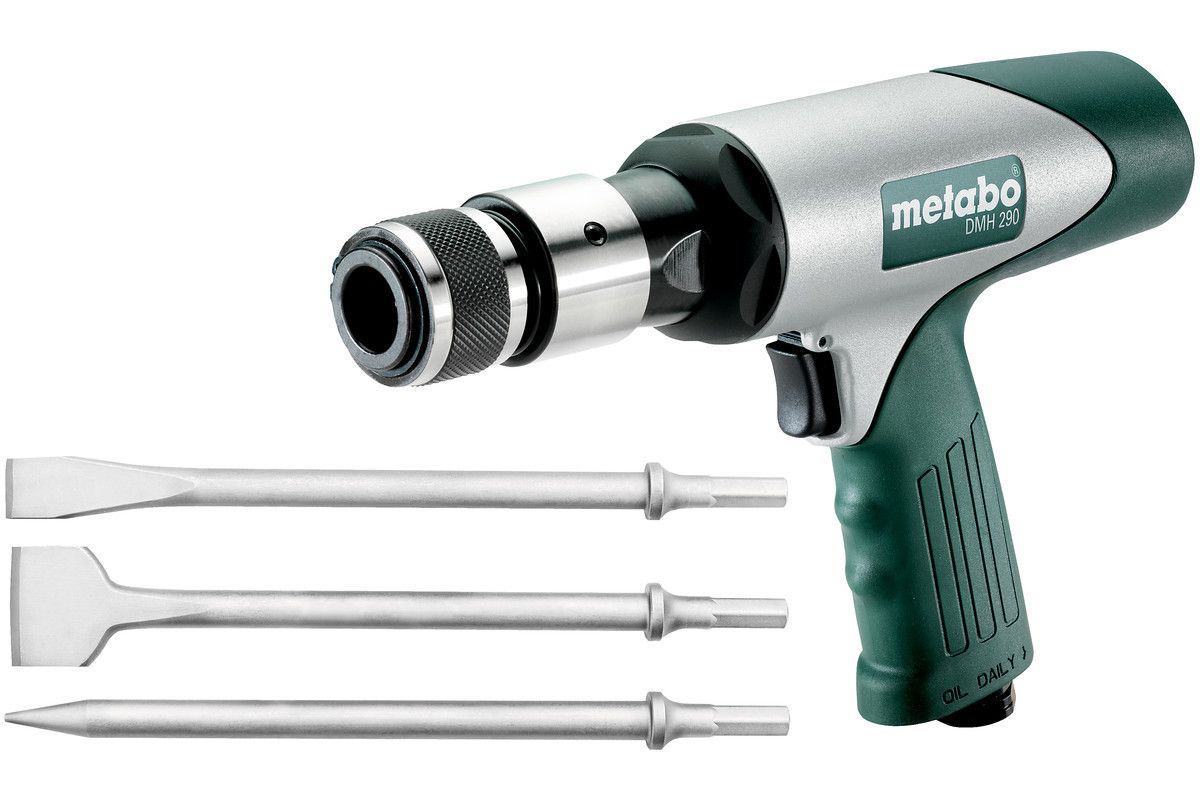 Metabo DMH 290 Set - Perslucht beitelhamer - Plastic koffer