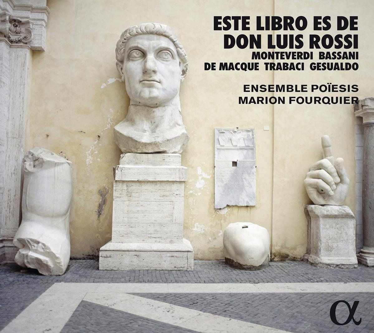 OUTHERE Este Libro Es De Don Luis Rossi: Monteverdi. Bassani. De Macque. Trabaci. Gesualdo - Muziek