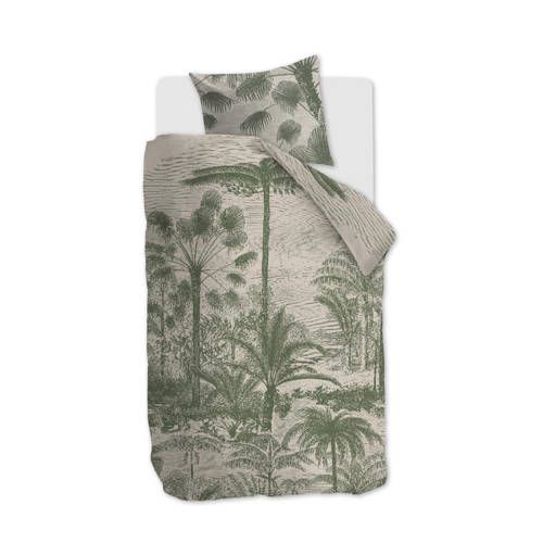 At Home AHWM Tour du Monde Sand - Katoen - 140x200/220 - Wit