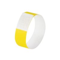 Sigel super soft evenementenbandjes neon geel 520 stuks