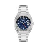 Versace V-Contempo Gmt VE0I00225 Horloge - Staal - Zilverkleurig - Ø 40 mm
