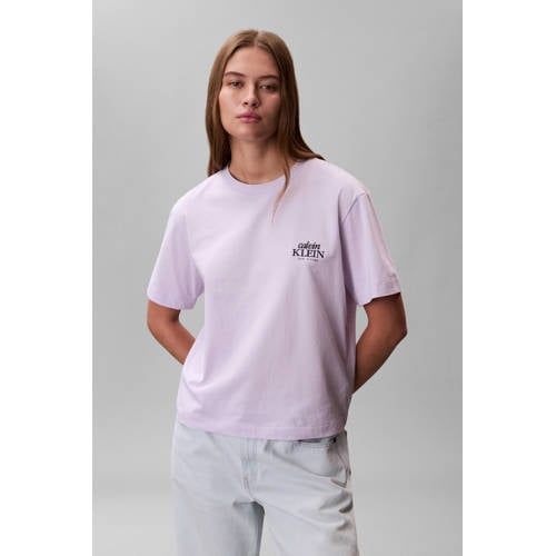 CALVIN KLEIN JEANS T-shirt lila