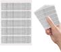 Kit de réparation pour moustiquaires (80 pièces), moustiquaire, moustiquaire, kit de réparation pour moustiquaires, protection anti-insectes auto-adhésive, moustiquaire de fenêtre (gris)