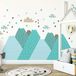 Muurstickers Jessika Muurstickers Kinderen Decoratie Babykamer Muurstickers Scandinavische bergen H40 x L 60 cm
