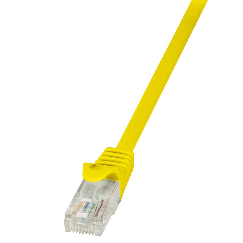LogiLink Cat.6 U/UTP Netwerkkabel - 1m - Geel - CP2037U