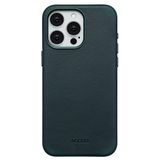 Accezz Vintage Leather Backcover geschikt voor iPhone 15 Pro Max - Smokey Green