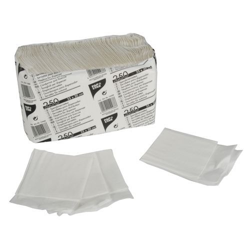 Papstar 14488 Servetten - Wit - 25 x 25 cm - 250 stuks