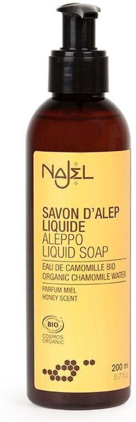 Najel Aleppo BIO zeep pompfles met Chamomile Water