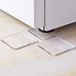 Merkloos Trillingsdemper wasmachine - 4 stuks - Siliconen - Transparant - Antivibratiemat droger